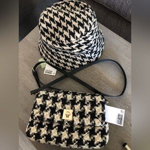 H&M Houndstooth Bag & Hat